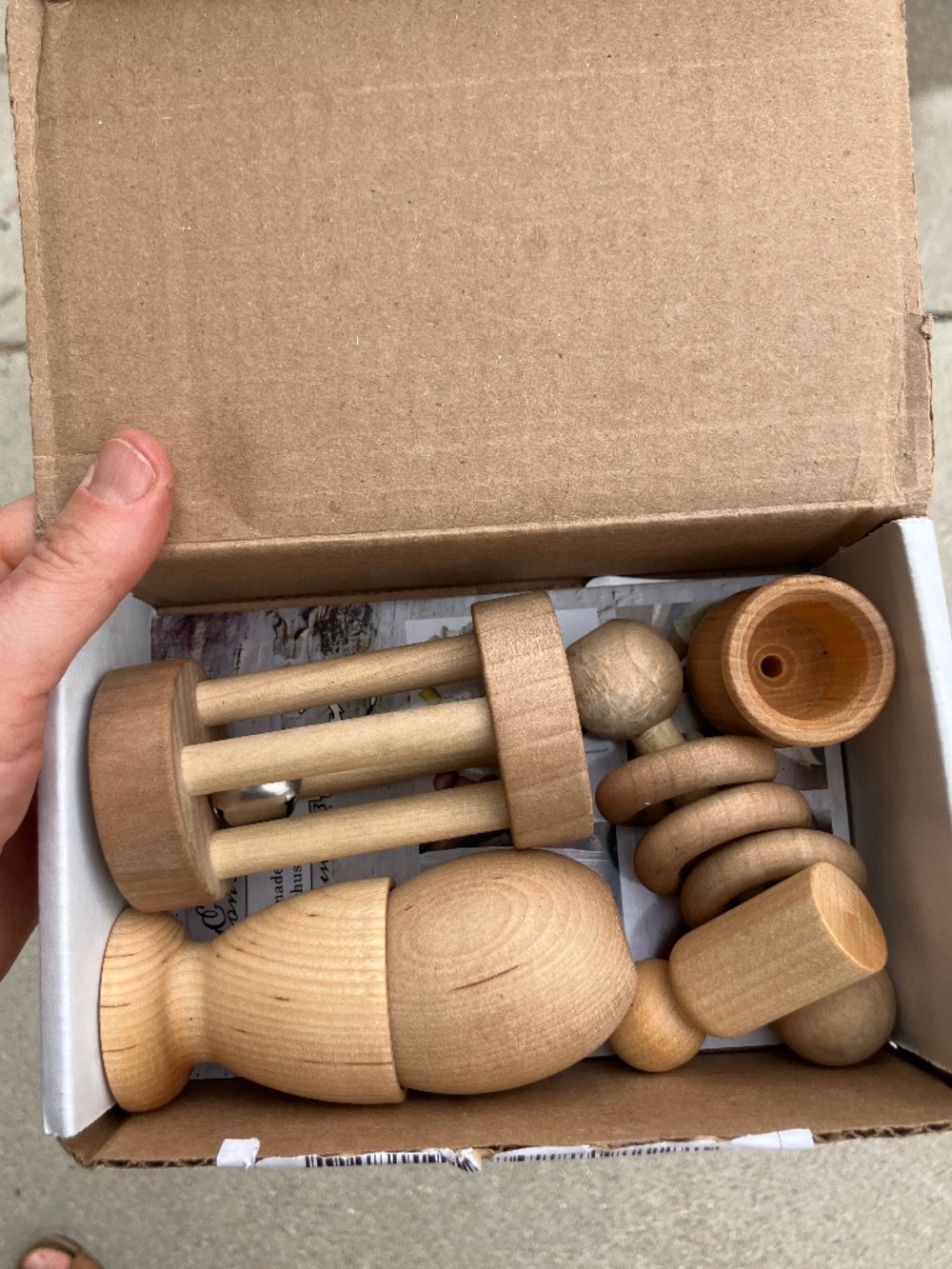 Wooden Montessori baby toys